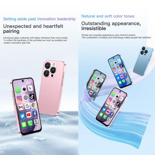 SOYES XS19, 2 Go + 16 Go, 3,88 pouces, Android 10.0, MTK6580 Quad Core, réseau : 3G, double SIM (rose) SS869F1557-012